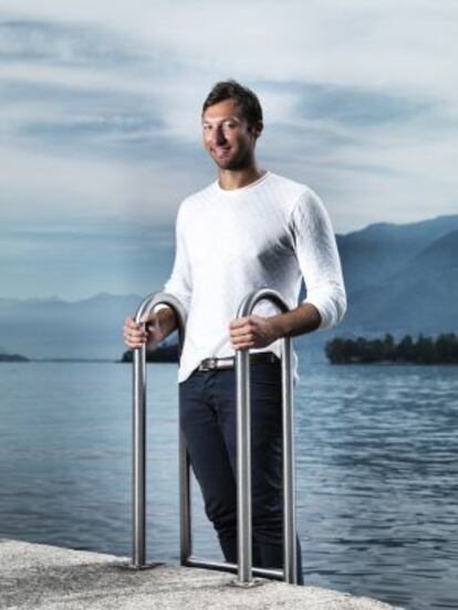 Ian Thorpe, campeón olímpico de natación en una foto tomada en Suiza en 2012.