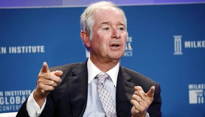 Stephen Schwarzman, cofundador de Blackstone Group, durante una conferencia el pasado abril. 