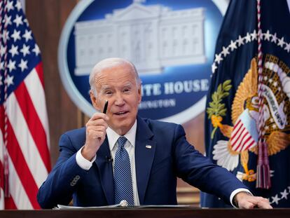 El presidente de EE UU, Joe Biden, este martes en Washington.