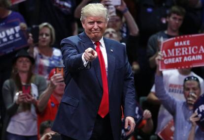 Donald Trump, candidato republicano a la presidencia