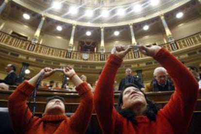 Jornada de puertas abiertas en el Congreso.