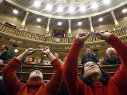 Jornada de puertas abiertas en el Congreso.