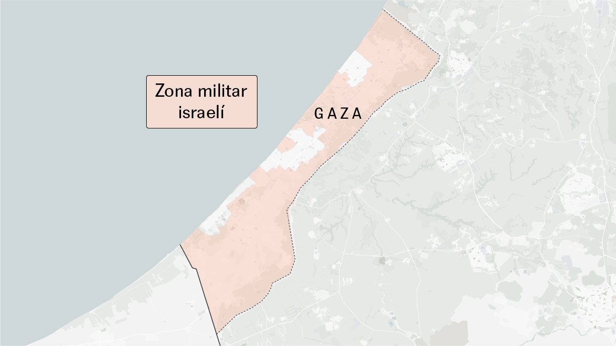 Mapas | El plan israelí de ocupar Ciudad de Gaza amenaza con expulsar a un millón de civiles
