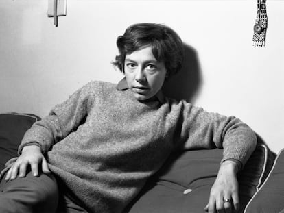Retrato de la poeta Alejandra Pizarnik (1936-1972).