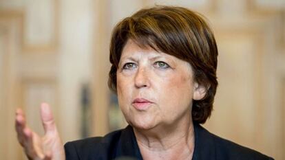 Martine Aubry, exlíder del Partido Socialista y alcaldesa de Lille.