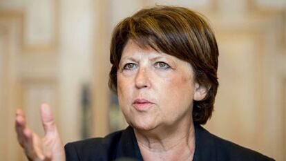 Martine Aubry, exl&iacute;der del Partido Socialista y alcaldesa de Lille.