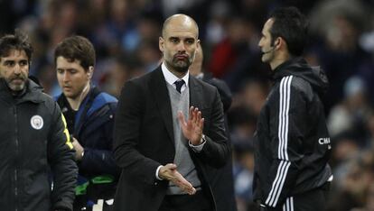 Guardiola, después del partido contra el Mónaco.