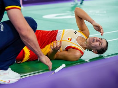 Carolina Marin lesión JJOO París 2024