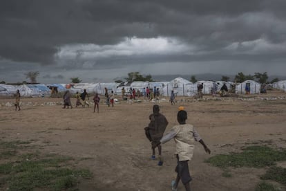 Campo para desplazados en Pulka (Nigeria).