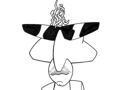Bob Dylan (Minnesota, 1941) visto por Loredano.