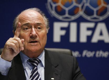 El presidente de la FIFA, Joseph Blatter