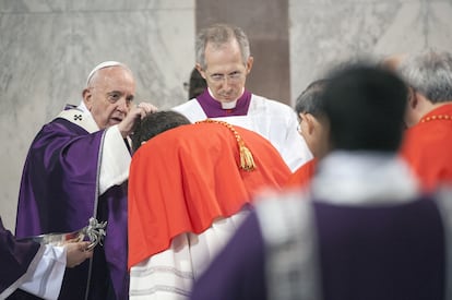 El papa Francisco el pasado 26 de febrero en el Vaticano.