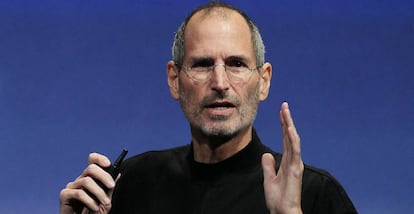 Steve Jobs, durante una presentación de Apple. 