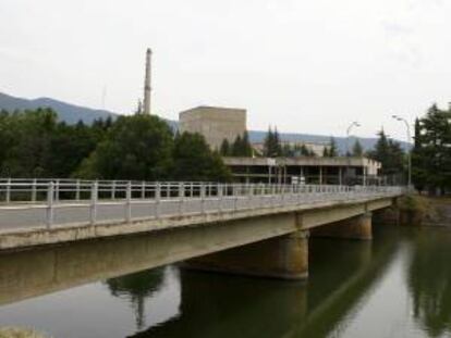 Exterior de la central nuclear de Garoña. EFE/Archivo