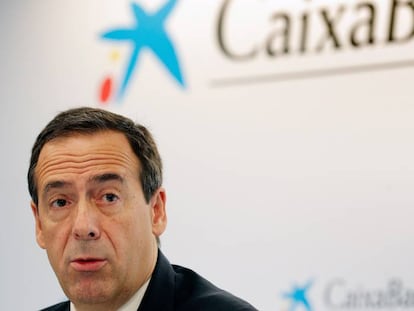 El consejero delegado de CaixaBank, Gonzalo Gortázar