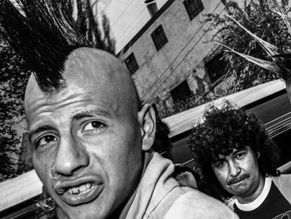 Punks en Ciudad de México, en una fotografía de Carlos Somonte.