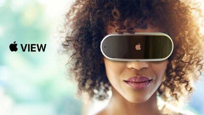 Concepto de las gafas inteligentes de Apple