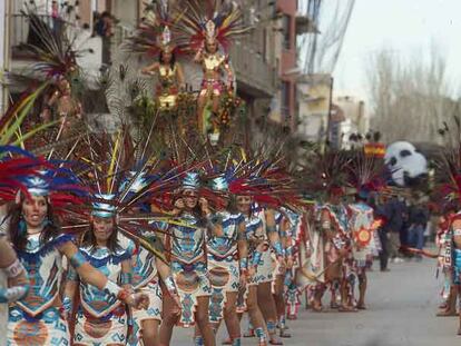 Desfile de carnaval en Tomelloso (Ciudad Real).