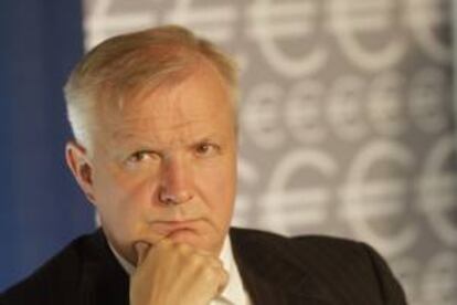 El comisario europeo de Asuntos Económicos, Olli Rehn. EFE/Archivo