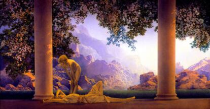 <i>Daybreak,</i> del pintor e ilustrador Maxfield Parrish, uno de los cuadros que sale a la venta.