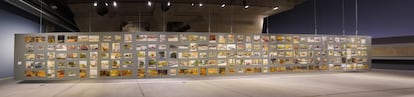 'Diario de pintura autista', una de las obras expuestas en la restrospectiva de Félix de la Concha.
