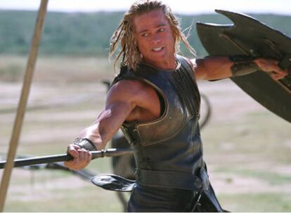 Brad Pitt en <i>Troya</i>