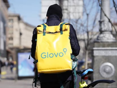 Un riders de Glovo.