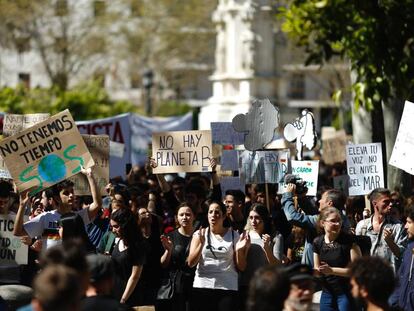 Los jóvenes andaluces se movilizan contra el cambio climático