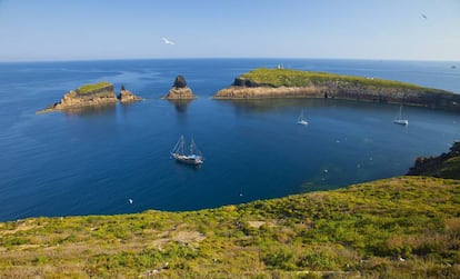 Bahía de Illa Grossa, en el archipiélago de las Columbretes (Castellón). 