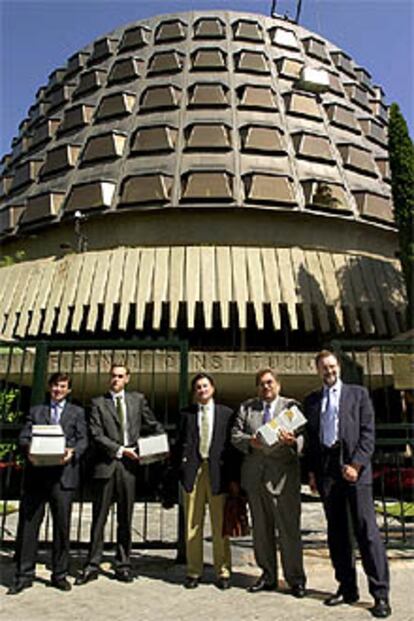 Dirigentes y alcaldes del PSOE, ante el Tribunal Constitucional.