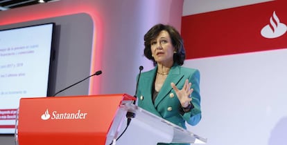 Ana Botín, presidenta de Banco Santander.