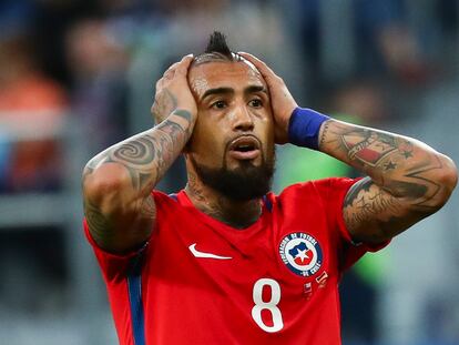 Arturo Vidal de la Selección Nacional de Chile