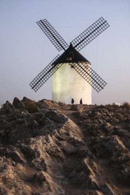 Uno de los 12 molinos que se conservan en Consuegra (Toledo).