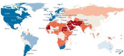 Los derechos de los homosexuales en el mundo.