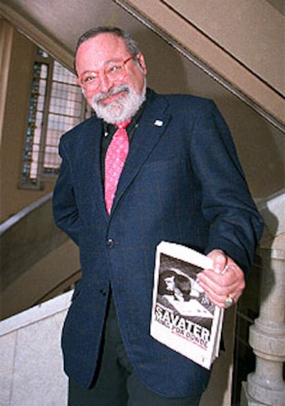 Fernando Savater, ayer, en el Círculo de Bellas Artes.