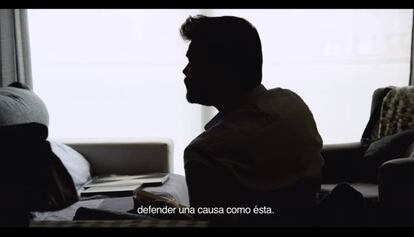 Captura de pantalla de un v&iacute;deo de ERC, con Gabriel Rufi&aacute;n.