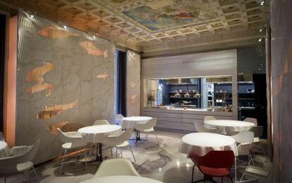 El nuevo restaurante Alkimia en, Barcelona.