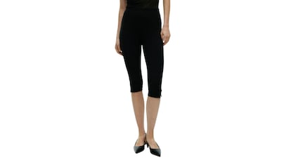 Ribbed Capri Leggings de Arket para mujer, cómodos, ajustados y cierre de botón.