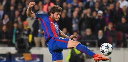 Sergi Roberto, durante la temporada pasada.