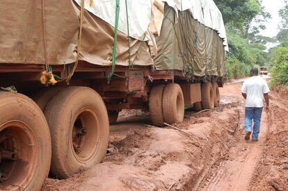 Carretera de la Rep&uacute;blica Centroafricana.