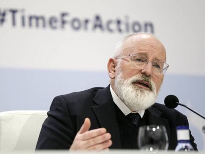 Frans Timmermans en la COP 25 en Madrid. 