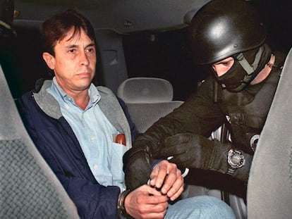 Fabio Ochoa arrestado en Miami, en 2001.