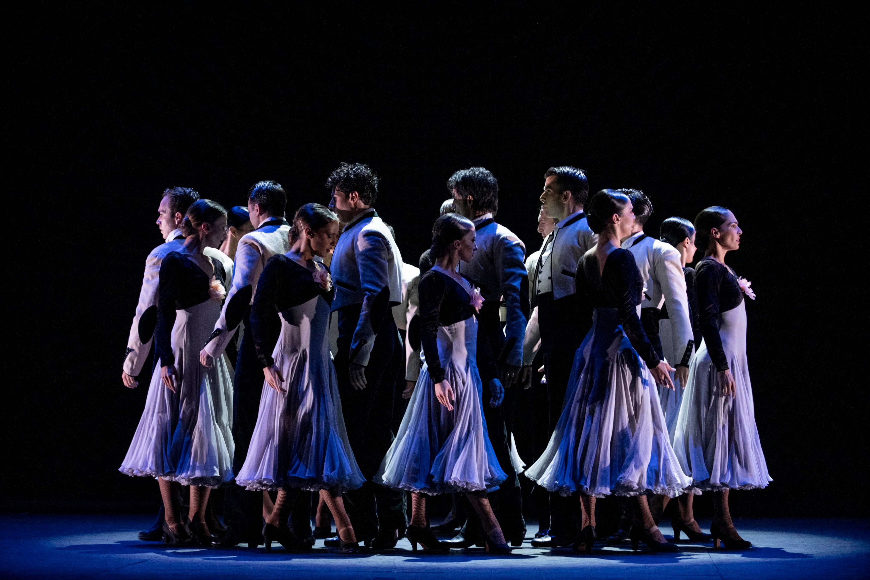 Una escena de 'Grito', representada por el Ballet Nacional.