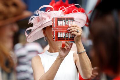 Aficionados a la hípica en la primera jornada de los Royal Ascot 2018.