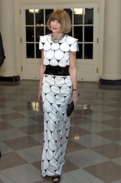 Anna Wintour, en la Casa Blanca.