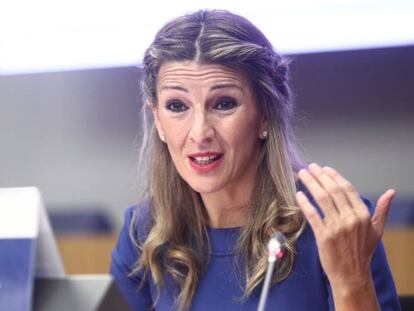 La ministra de Trabajo y Economía Social, Yolanda Díaz.