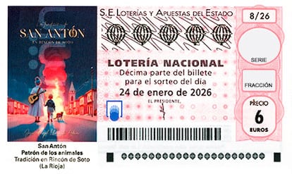 Décimo Lotería Nacional sábado 24 enero 2026