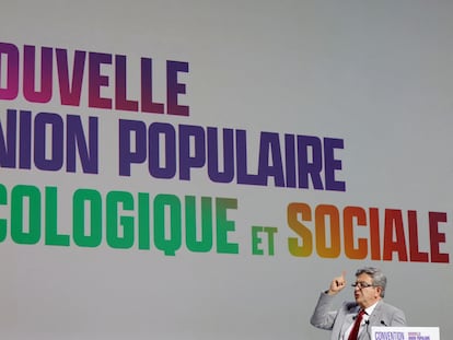 El líder de Francia Insumisa, Jean-Luc Mélenchon, es el artífice de la nueva alianza de izquierdas de Francia, la Unión Popular Ecológica y Social (Nupes).