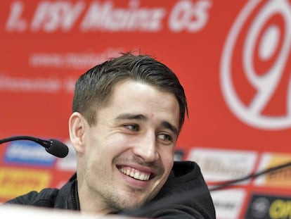 Bojan Krkic, en el Opel Arena de Mainz.