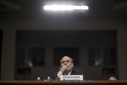 Bernanke compareci&oacute; ante el comit&eacute; econ&oacute;mico del Congreso en mayo pasado. 